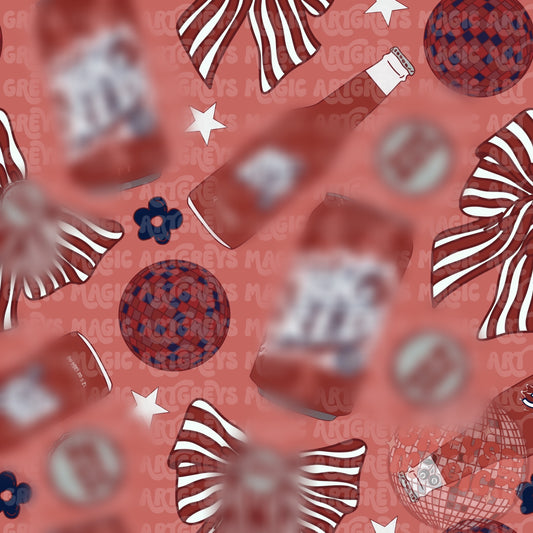 Red Soda Seamless File