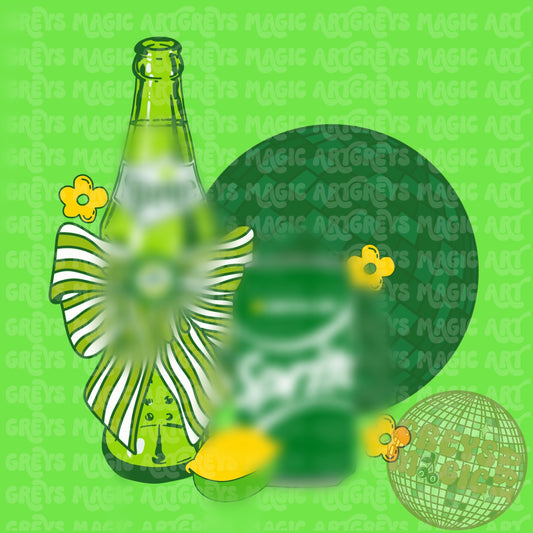 Lemon Lime Soda PNG