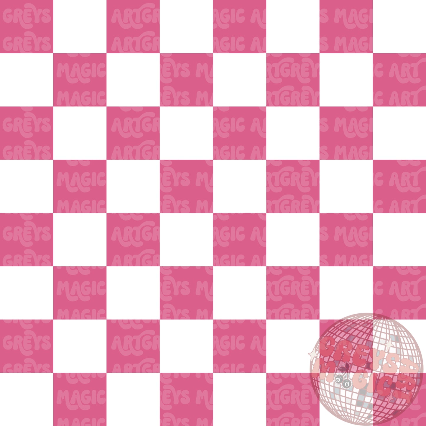 Pink and White Checkered Seamless File