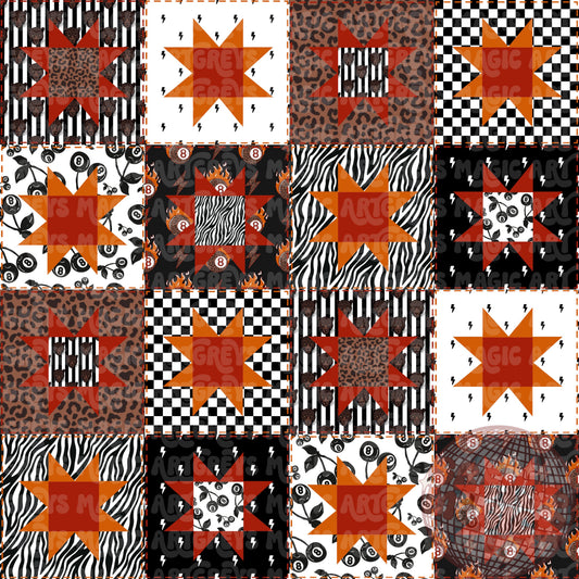 Retro Granny Quilt Seamless File