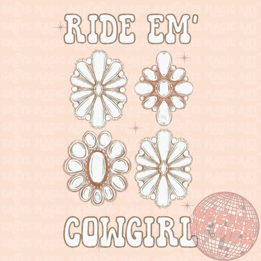 Ride Em’ Cowgirl PNG