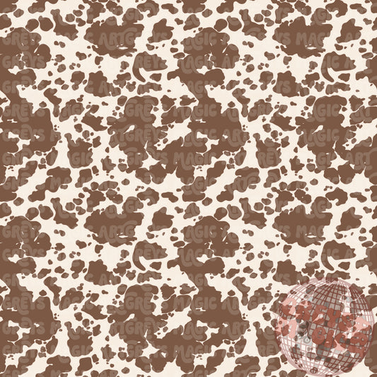 EL neutral cream and brown cowprint Seamless File