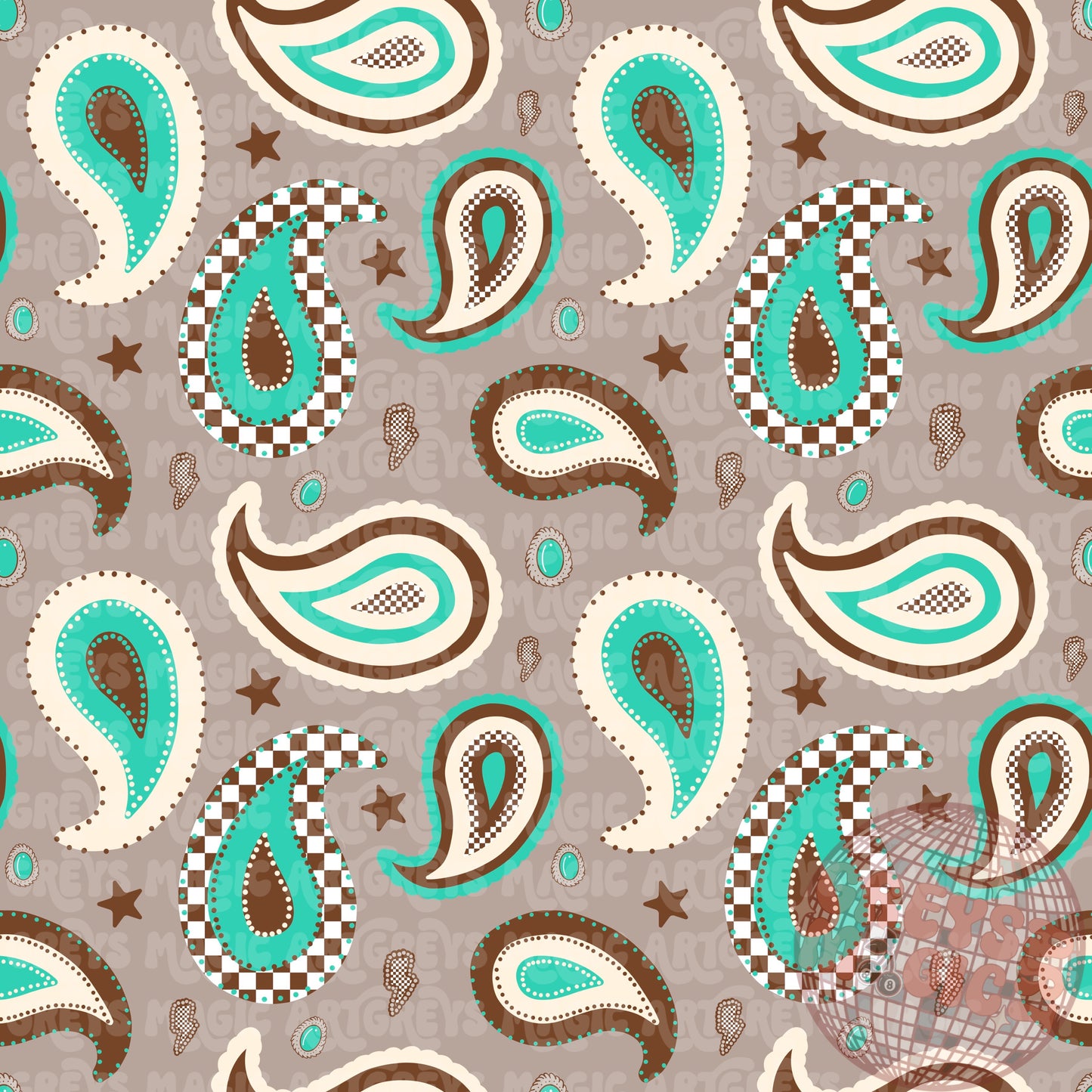 Western Paisley Seamless File