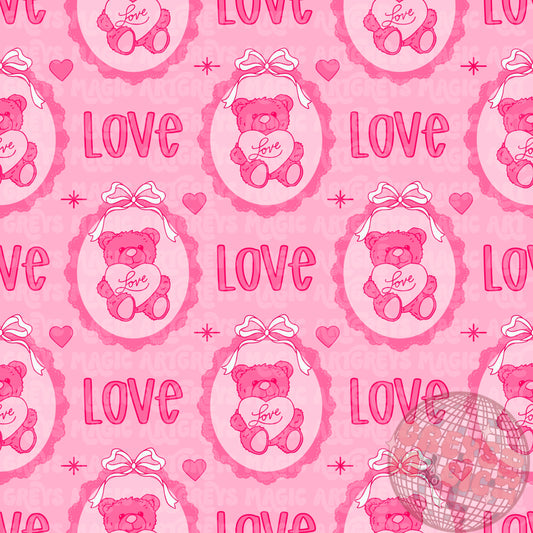 Vday Bear Coquette Bow Mirror Seamless File