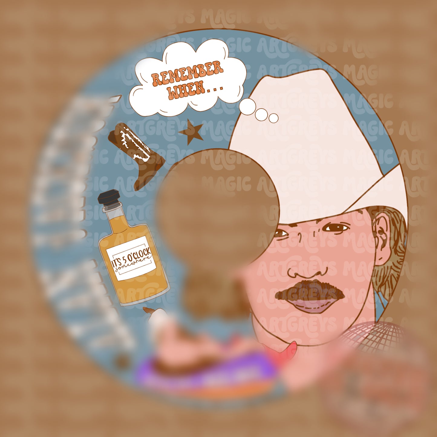 AJ Country Music Disc PNG