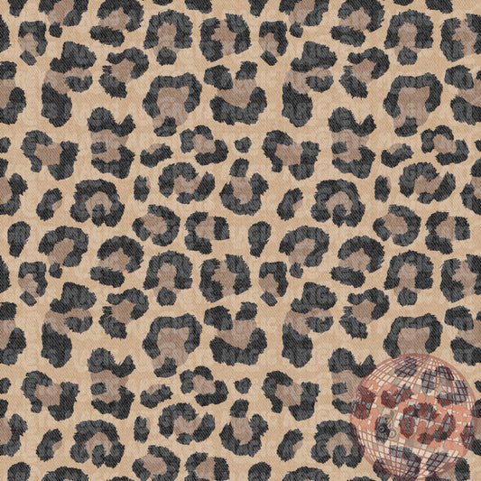 Boots On The Wild Side Muted Cheetah Denim Coord Seamless File