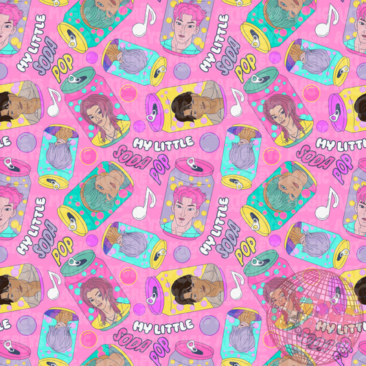 Pink My Little Soda Pop Seamless File