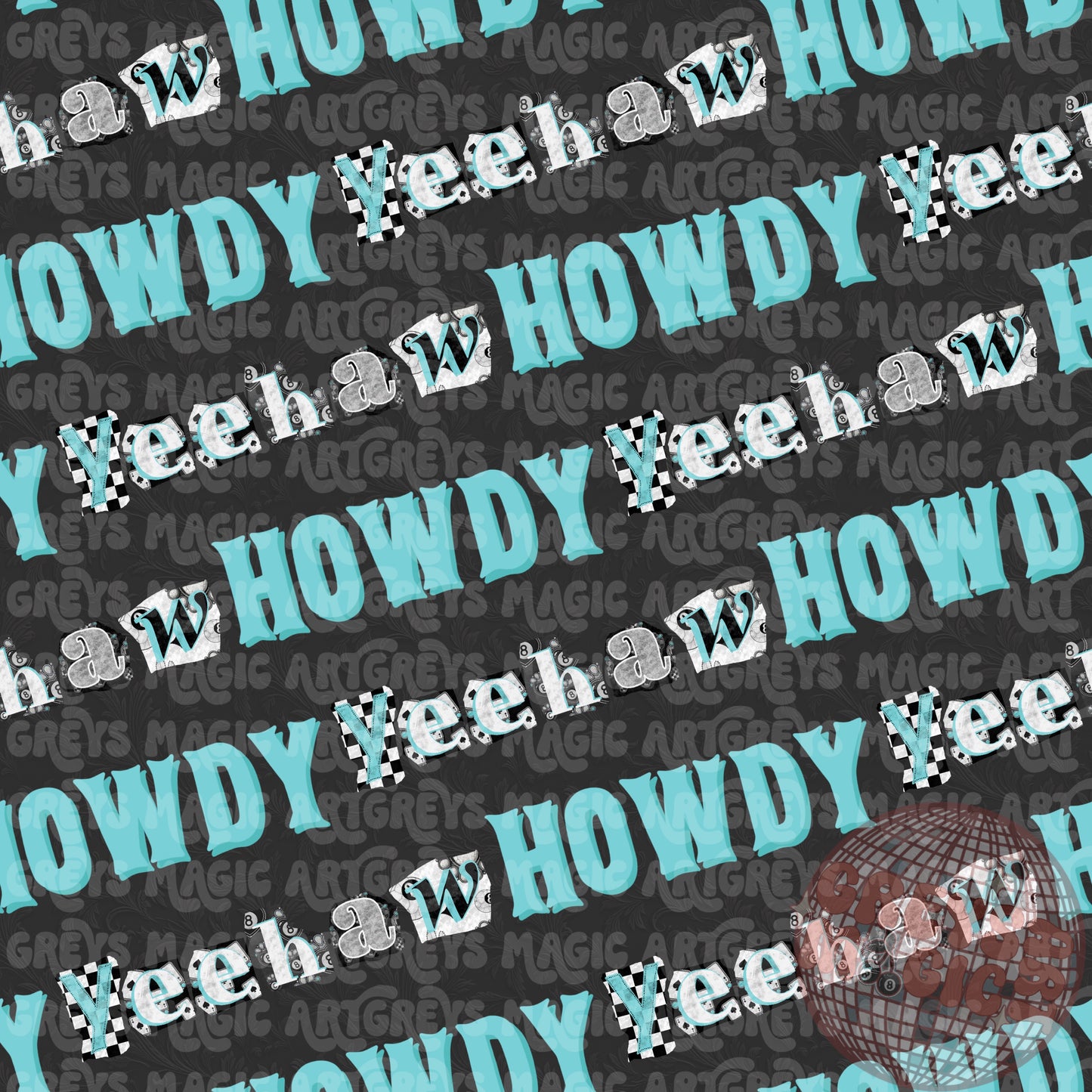 Howdy Yeehaw Seamless File