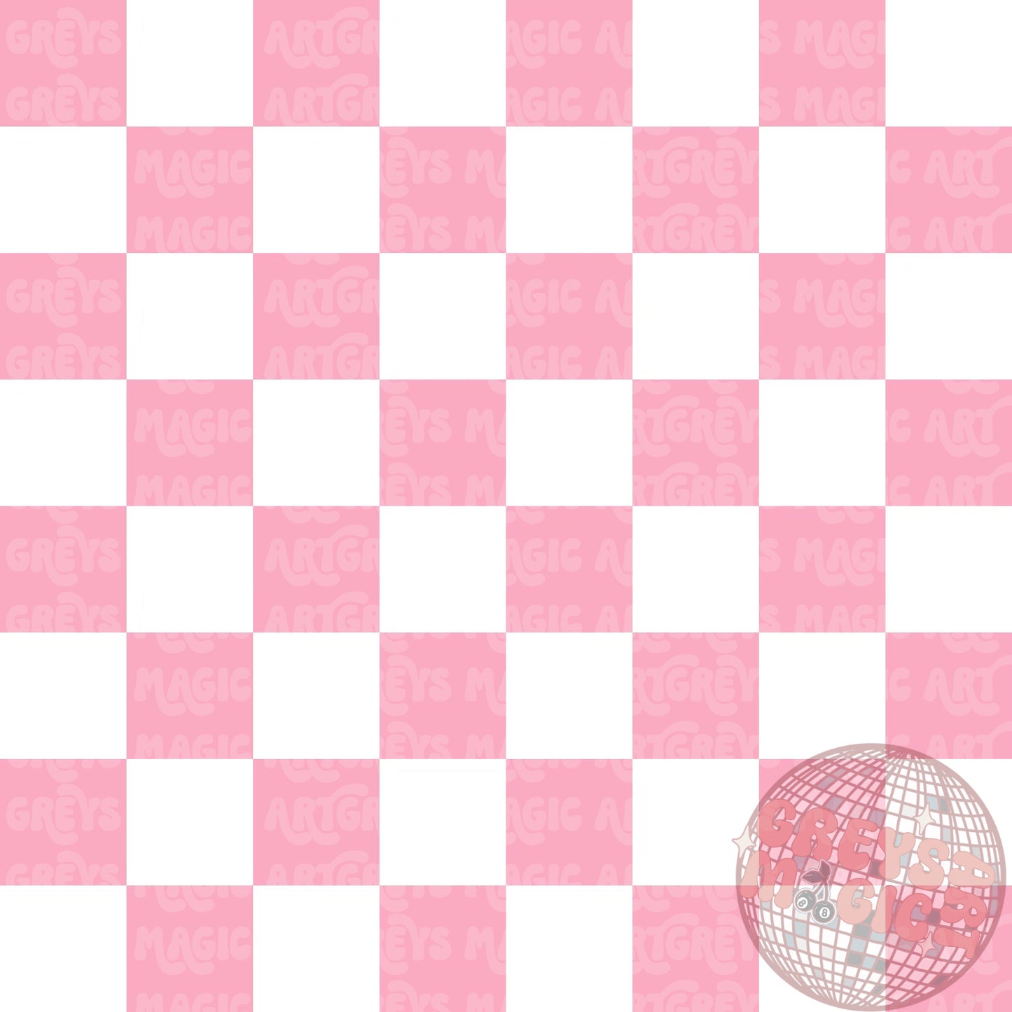 Light Pink & White Checkmate Seamless File