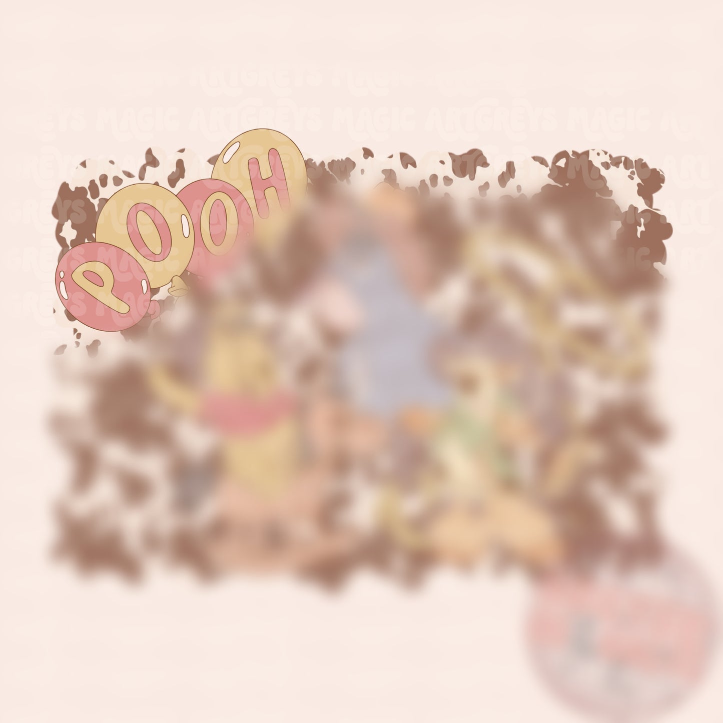 Western Pooh And Friends PNG