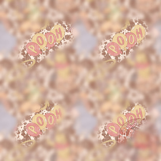 Western Pooh And Friends Seamless File