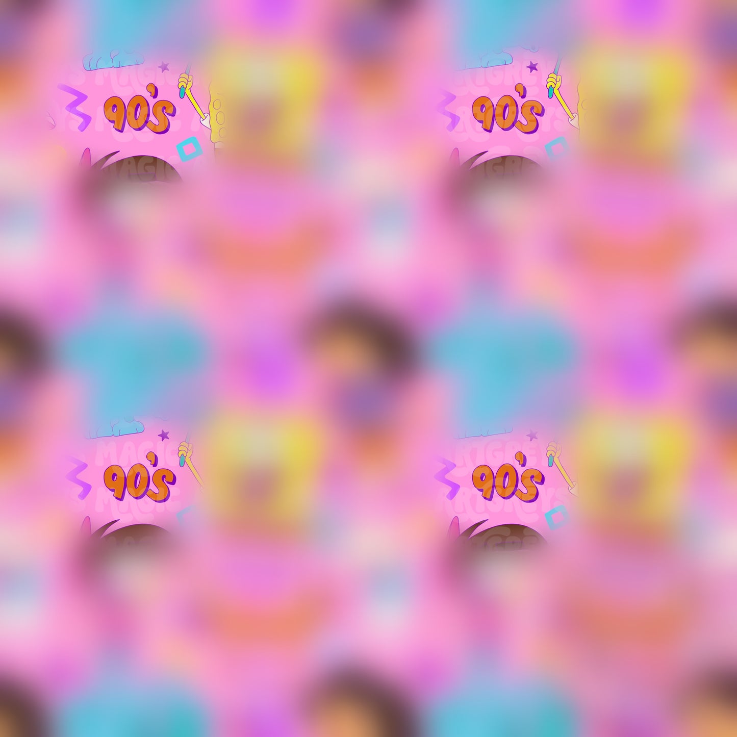 Pink 90’s Character Seamless File