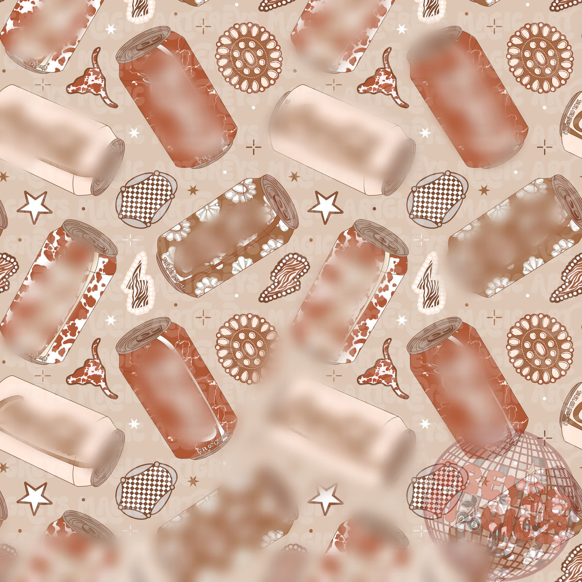 Fall Cola Conchos Seamless File