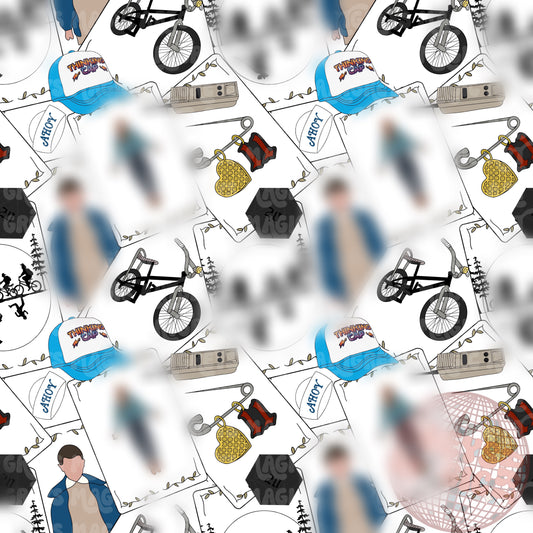 Strange Things Cards Seamless File