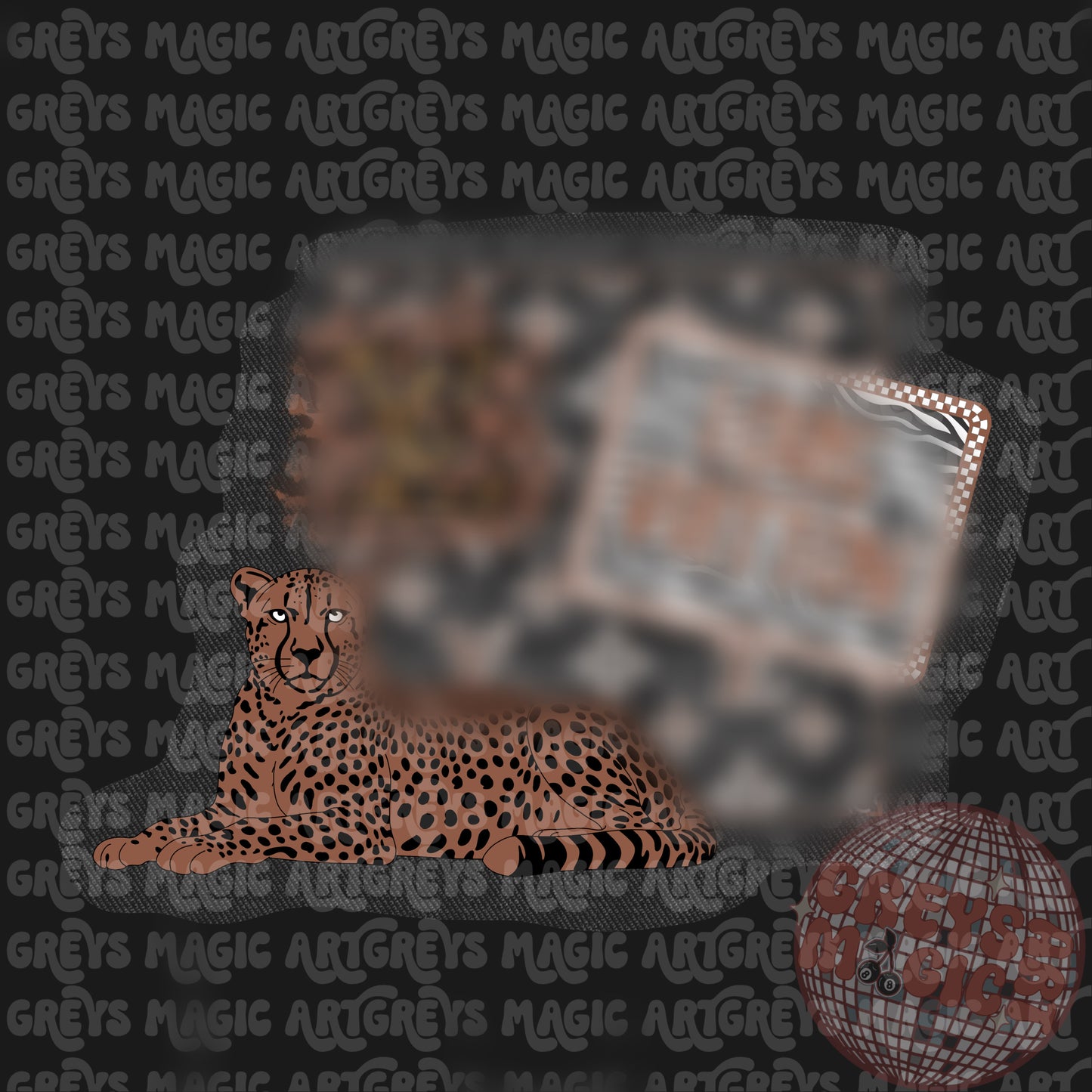 Jean Boujee Cheetah PNG
