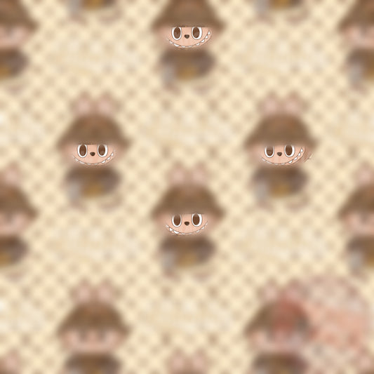 Classic Boujee Furry Monster Seamless File