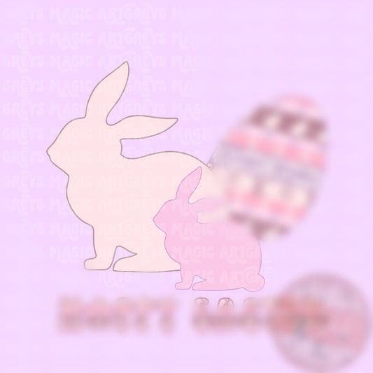 Purple Boujee Hoppy Easter PNG