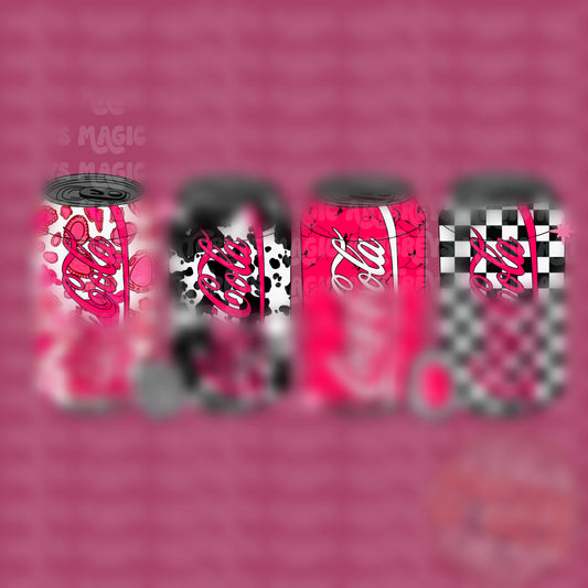 Pink Western Soda PNG
