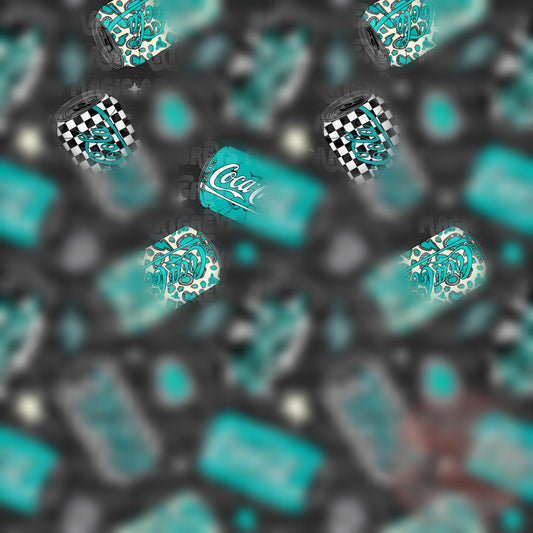 Turquoise Western Coke Seamless File