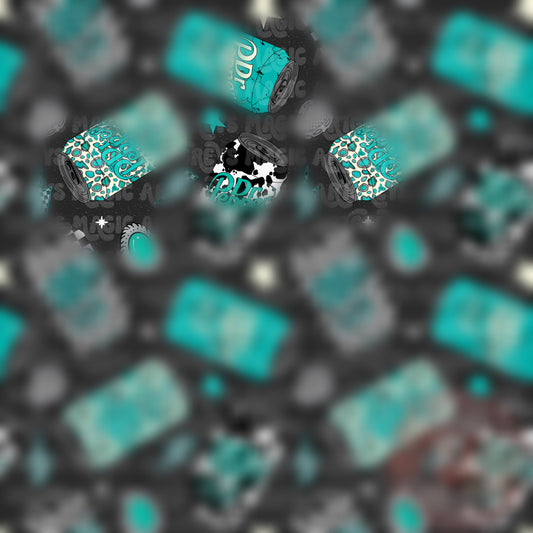 Western Turquoise Dr. P Seamless File