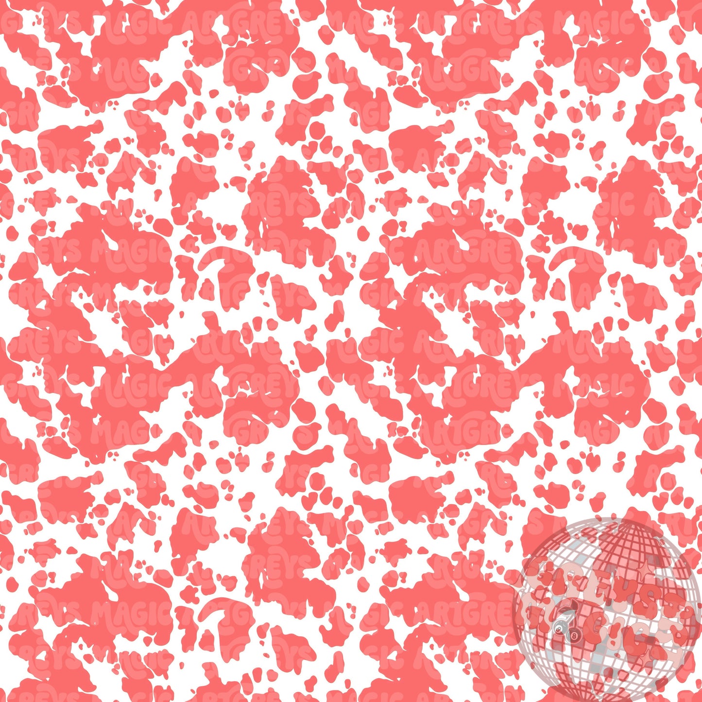 Fourth Of July Rep Exclusive Red And White Cowprint Coord