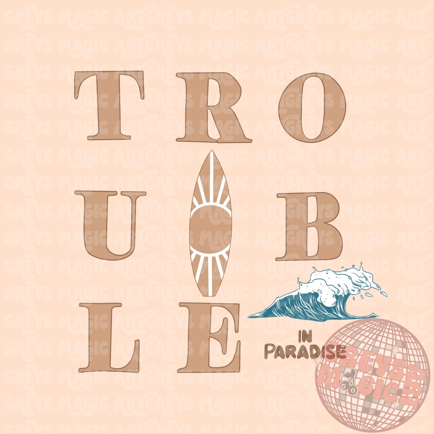 Trouble In Paradise PNG