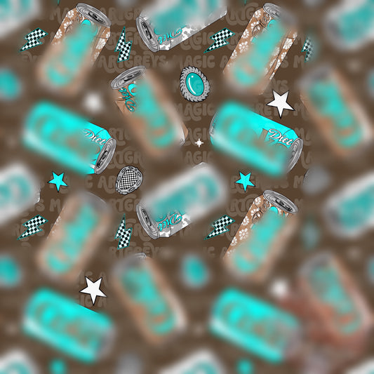 Western Diet Coke Soda Seamless File