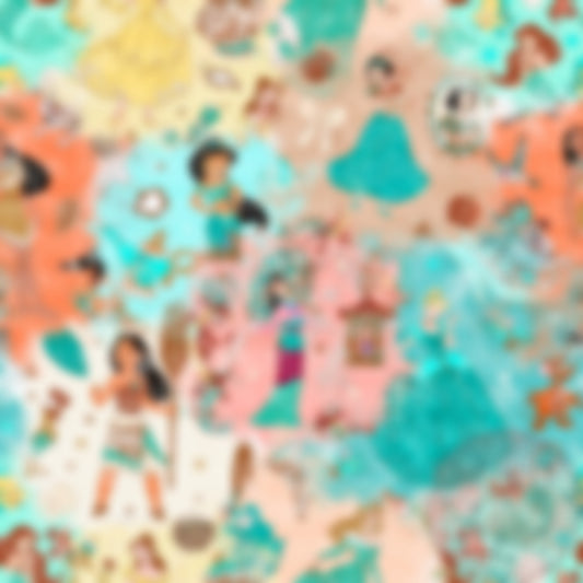 Western Princess Mashup Seamless File
