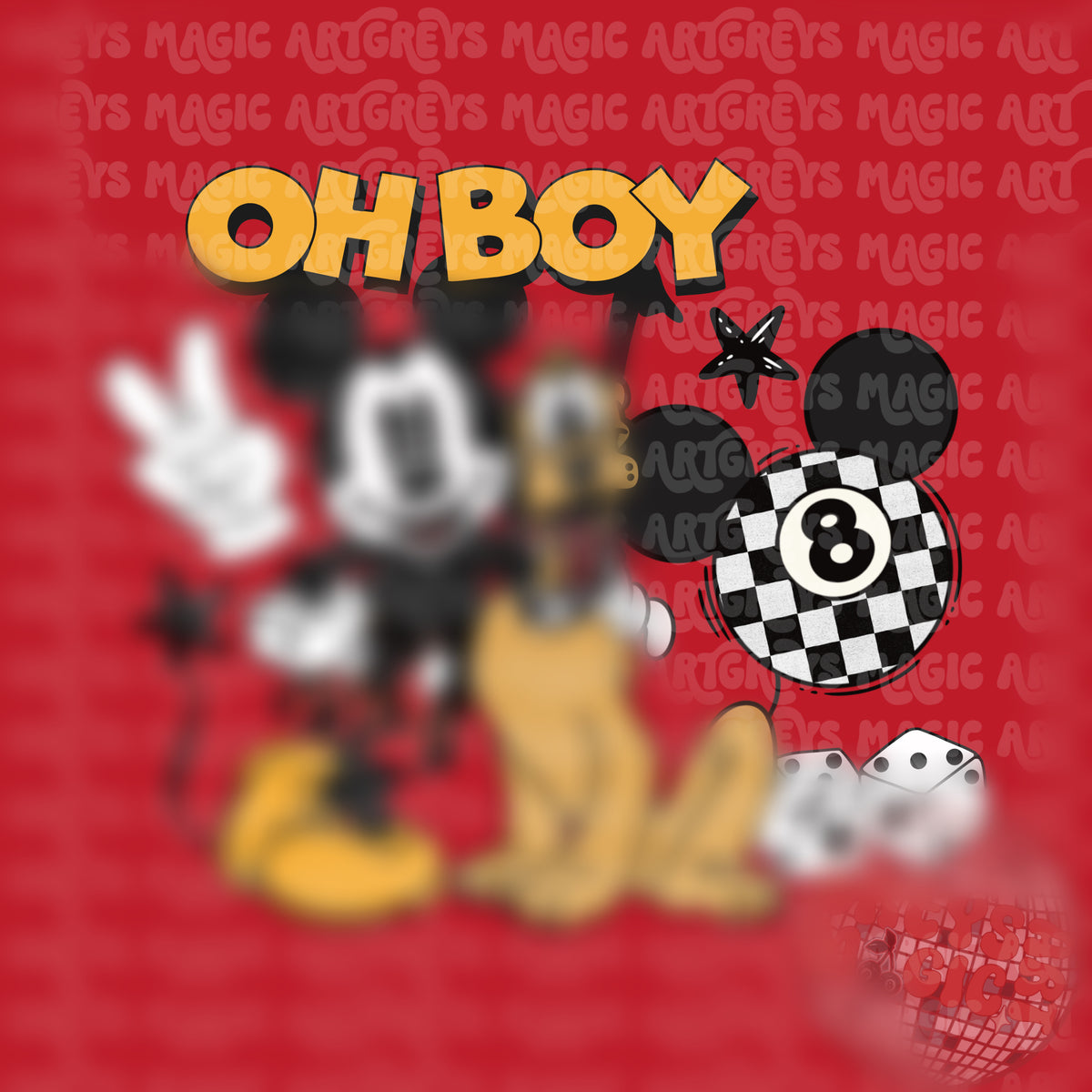 Dude Mouse And Dog Oh Boy PNG