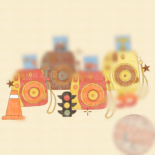 Cars Polaroid PNG