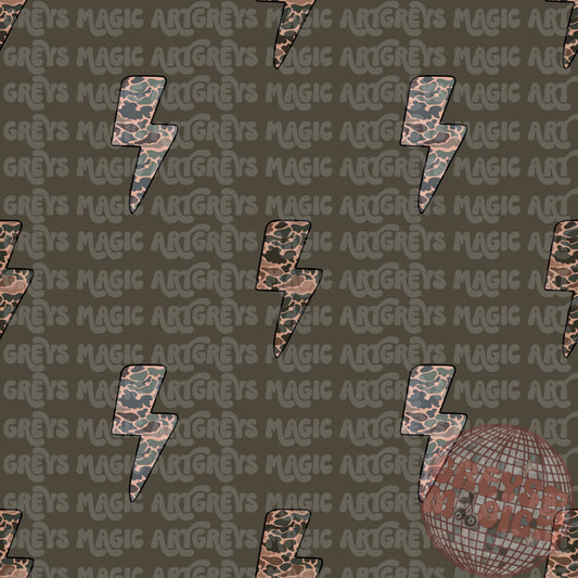 Camo Lightening Bolt Seamless File
