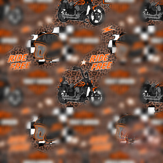 Cheetah Ride Free Motorcycle Seamless File