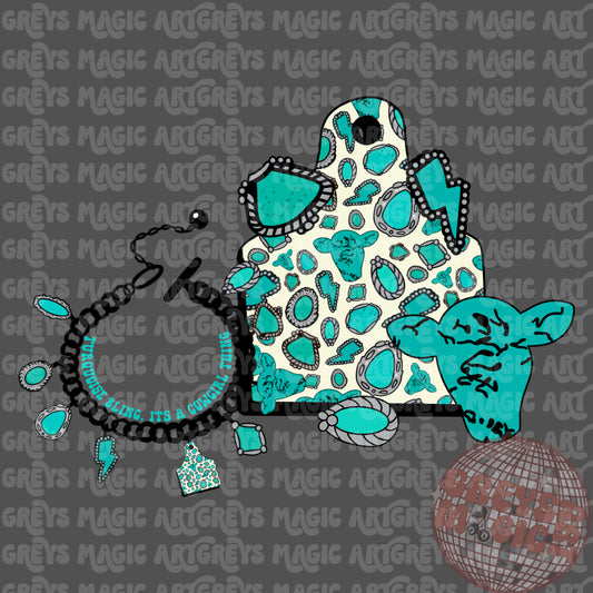 Western Bracelet Cow Tag Mashup PNG