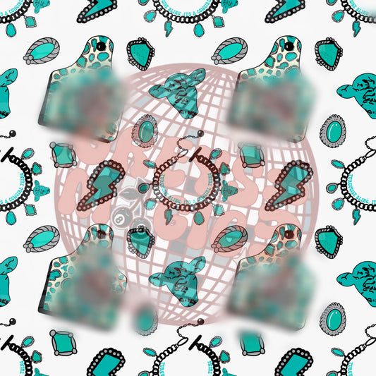 CH Western Bracelet Cow Tag Mashup Seamless File