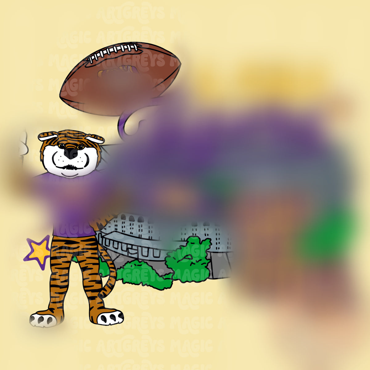 Tiger Football PNG