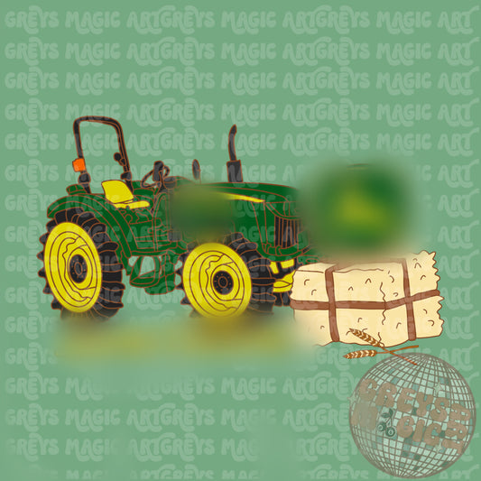 Boy Tractor PNG