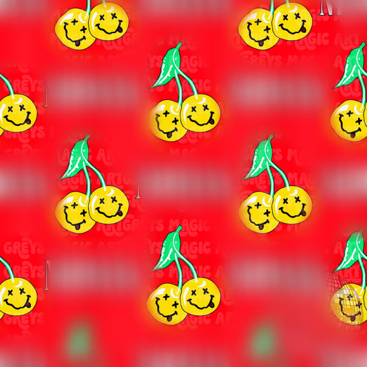 Smiley Band Cherrys Seamless File