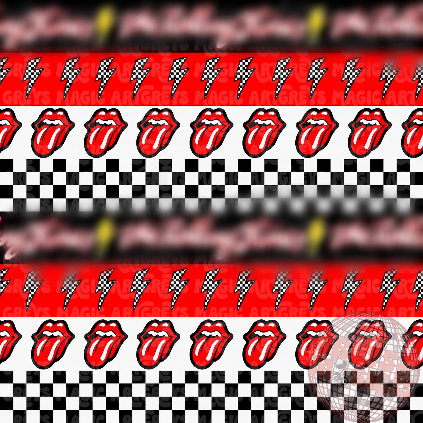TRS Band Striped Seamless File