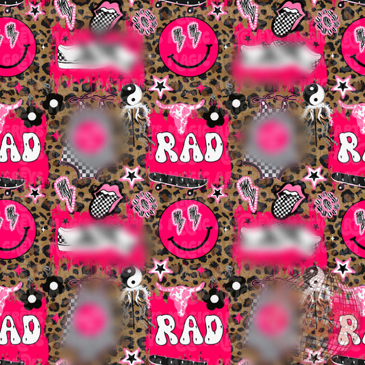 Rad Pink Cheetah Checkered Shoes Seamless File