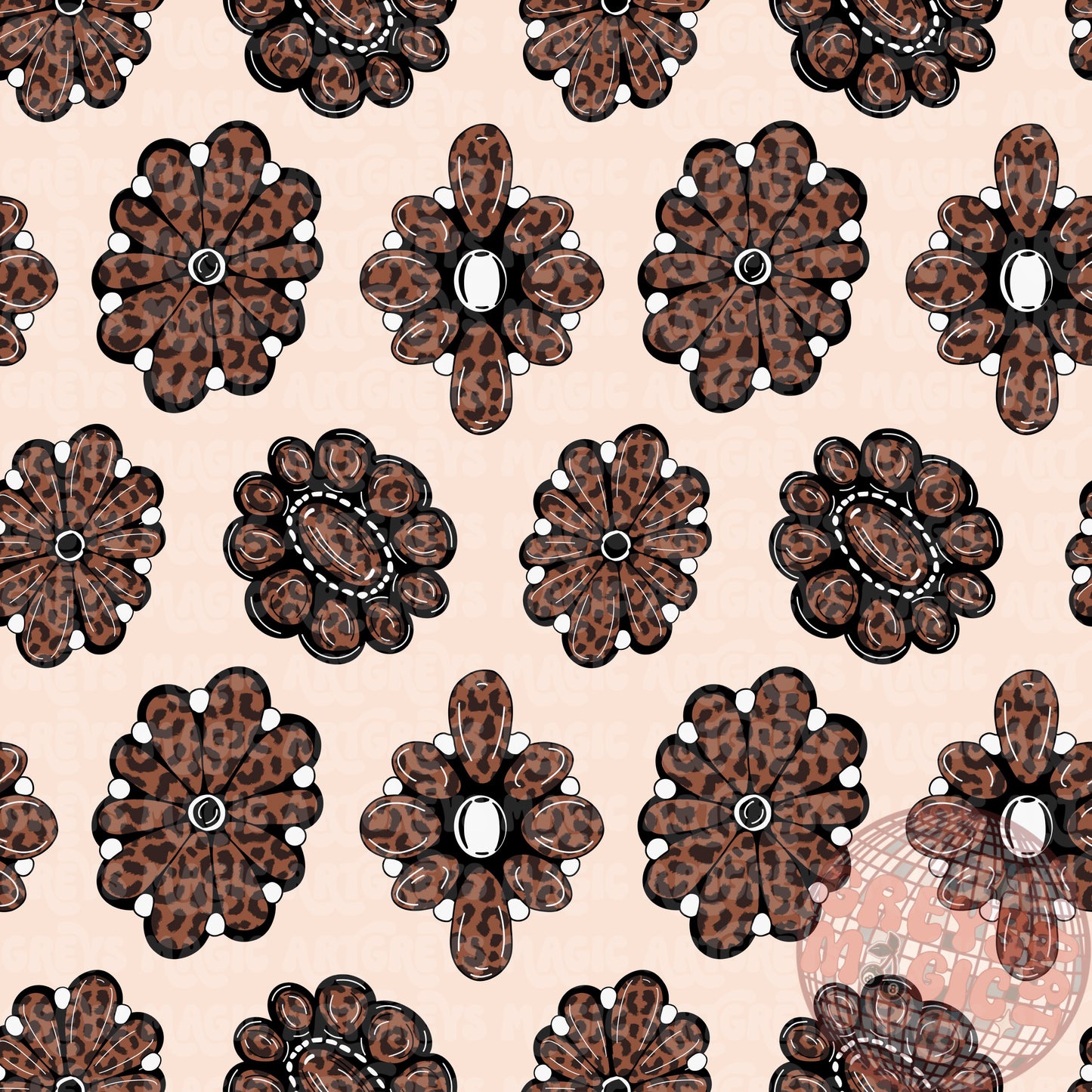 Cheetah Concho Seamless File