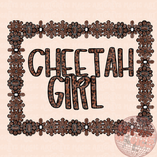 Cheetah Girl Concho PNG