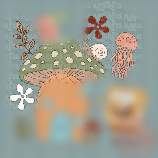 Cottagecore Sponge PNG