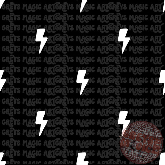 White Lightening Bolt Coord Seamless File