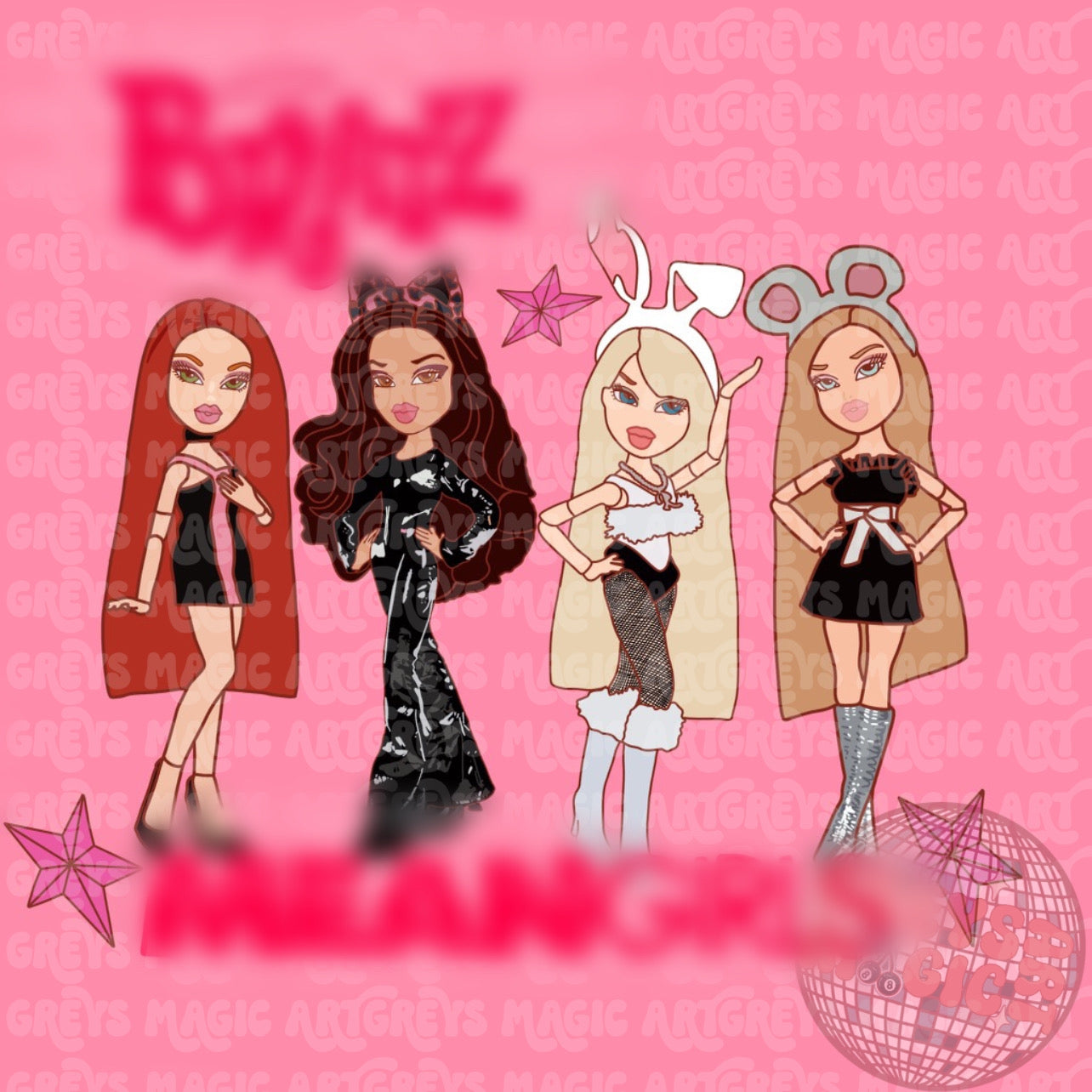 Mean Girl Dolls PNG