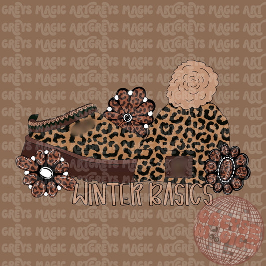 Cheetah Winter Basics PNG